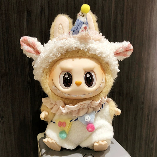 Labubu Outfit Set - Vinyl Doll Clothes & Accessories for Blind Box Keychain Figures
