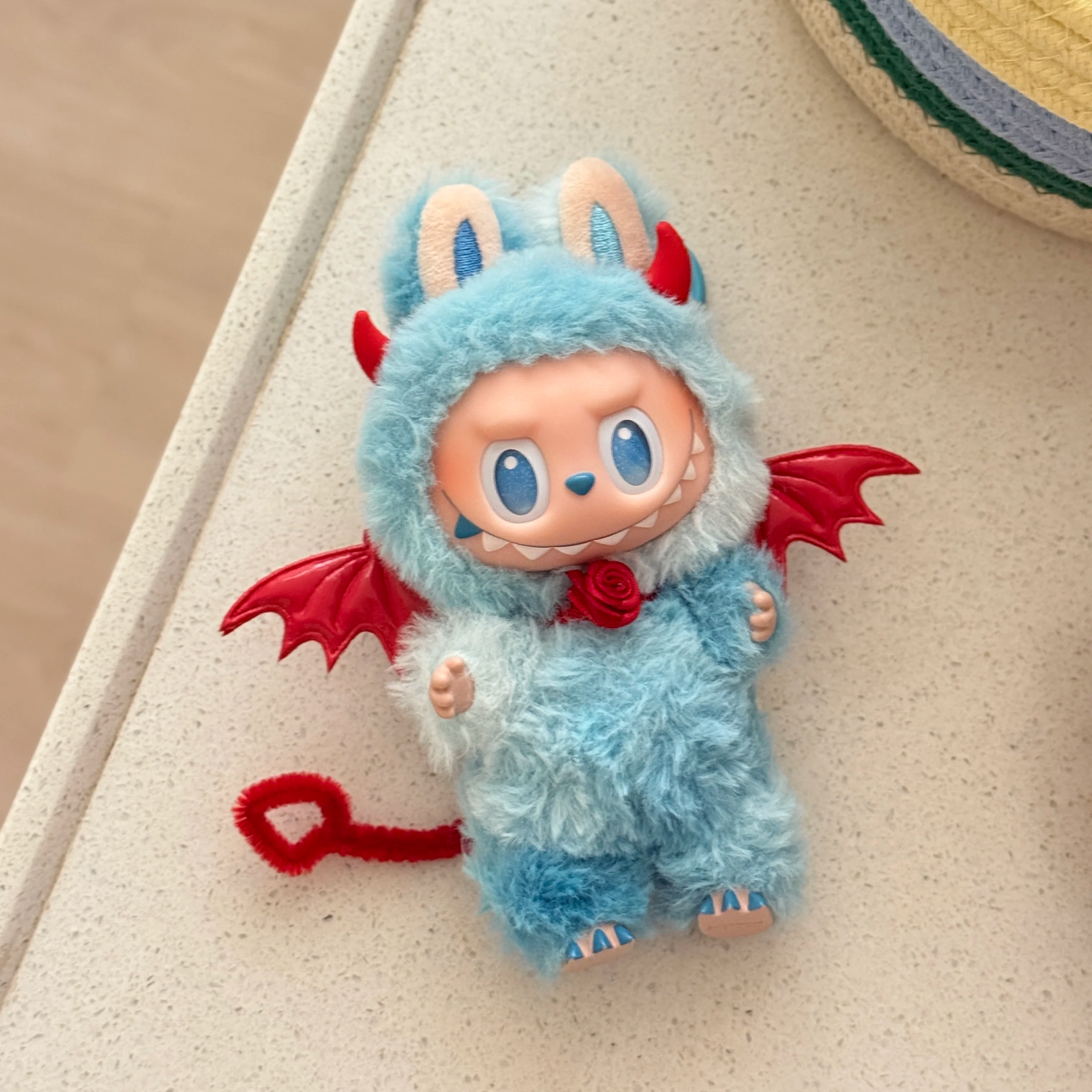 Labubu Macaron Devil Outfit - High Energy Costume for Series 1/2/3 Sitting Vinyl Doll