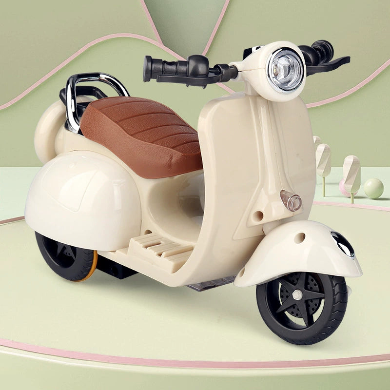 Doll Accessories - Rideable Motorcycle Set with Screwdriver - Detachable Battery(Battery Not Included), Doll Moto Car for Labubu Accessories