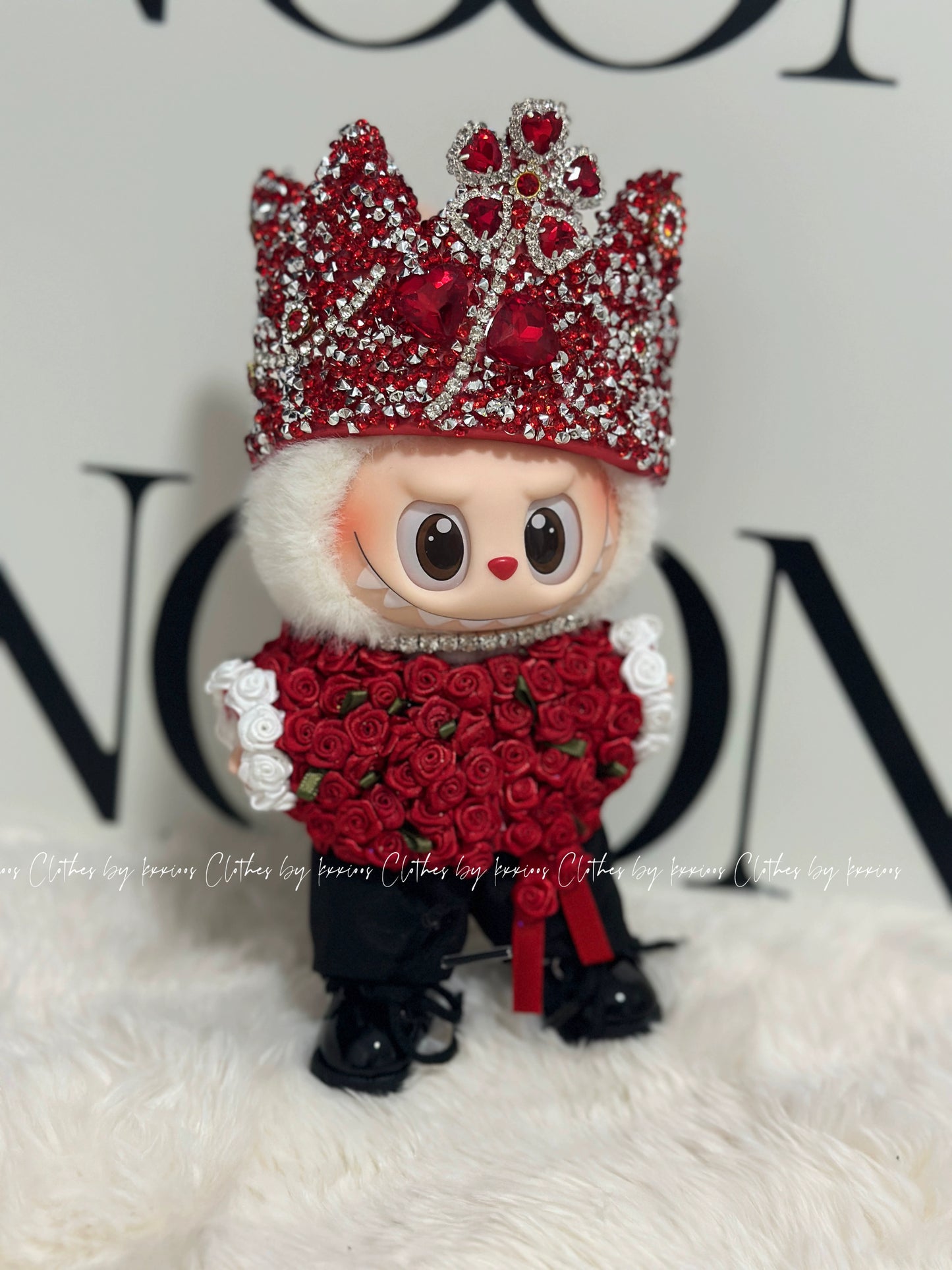 Pop Mart Labubu x G-Dragon High-End Custom Collection | 17cm Vinyl Keychain Outfits for Gen 1-3