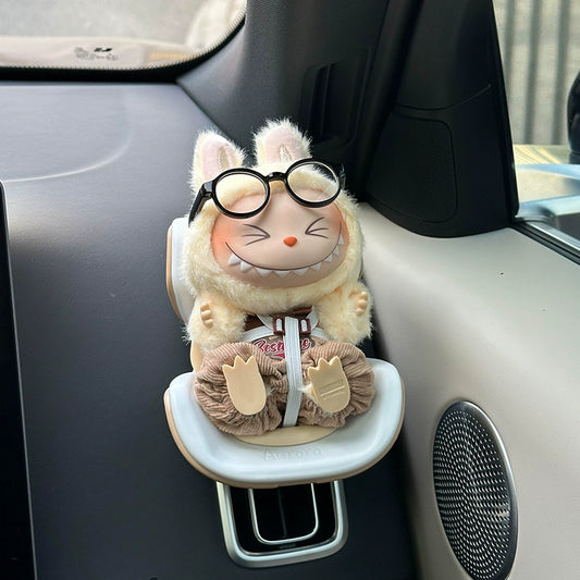 Labubu Car Ornament | Air Vent Clip, Dashboard & Safety Seat Decor – Essential In-Car Accessories