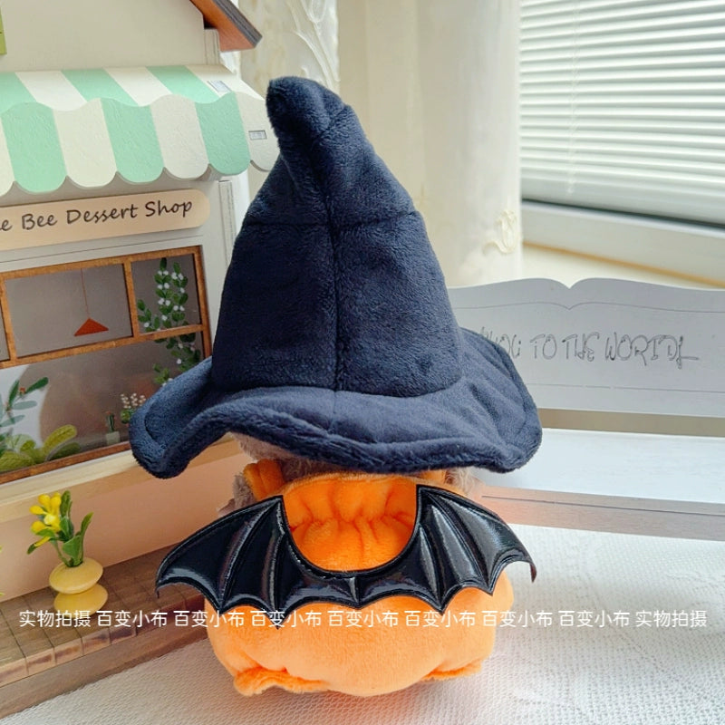 Labubu Gen 1-3 Halloween Pumpkin Outfit Set for Sitting Party Vinyl Dolls | Festival Costume Change (Clothes Only)