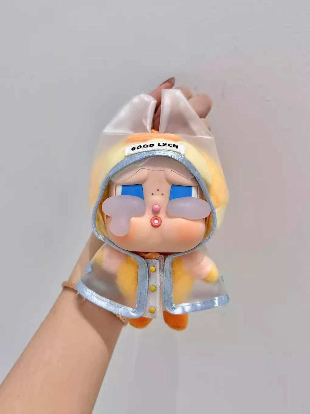 CRYBABY Tears Factory Rain Set - Transparent Pluto Poncho for 10cm Vinyl Dolls