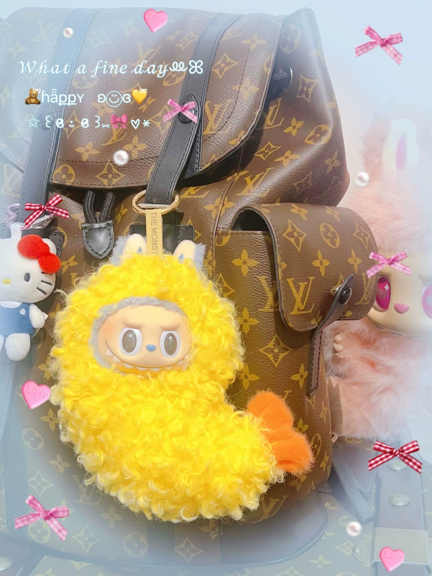 Handmade LABUBU 'Tempura Shrimp' Pullover Outfit - Complete Crochet Costume for 1st/2nd/3rd Gen Vinyl Keychain Figures, Cute Food-Themed Doll Clothing