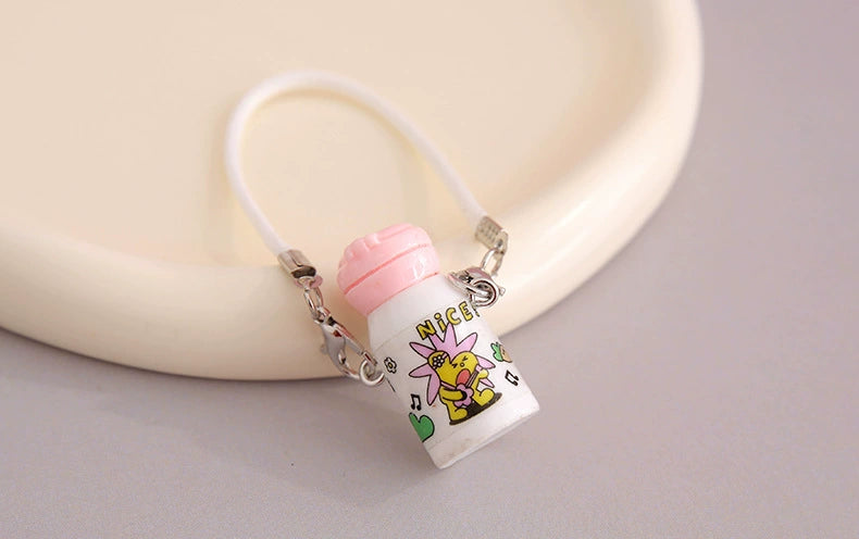 Mini Thermos Keychain - Cute Simulation Cup Pendant for DIY Backpack Room Decor