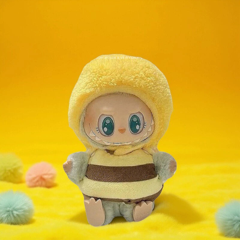 Labubu Doll Clothes for All Generations - Fried Shrimp Tail Sitting Outfit