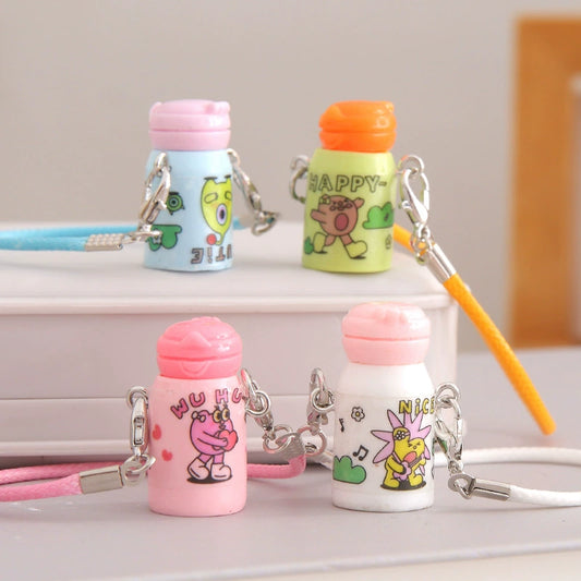 Mini Thermos Keychain - Cute Simulation Cup Pendant for DIY Backpack Room Decor