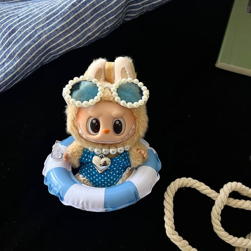 Labubu Doll Outfit | Summer Bikini Vacation Set (No Necklace Included)