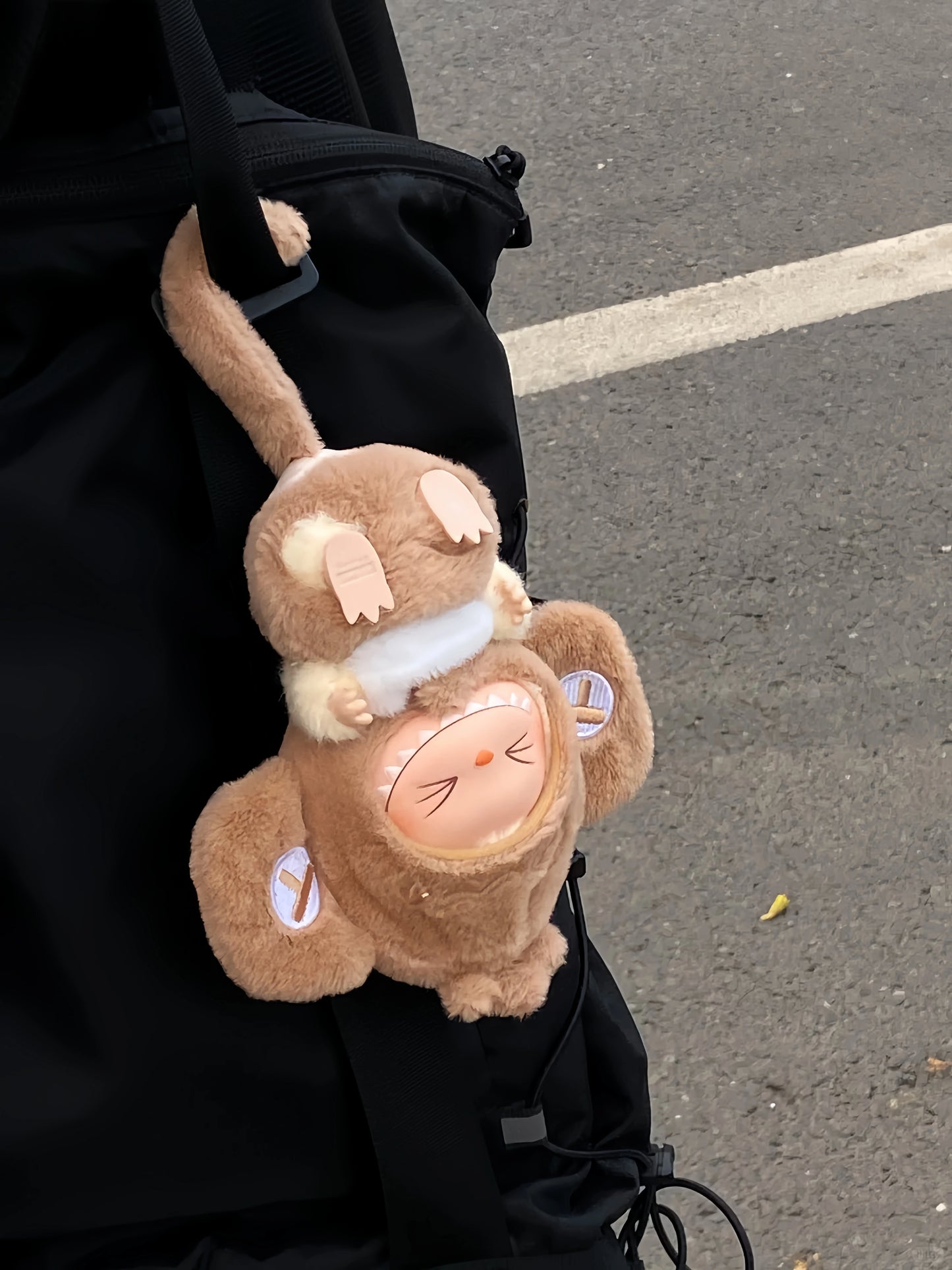 NEW Labubu 17cm Monkey Suit - Upside-Down Pajamas Fits Gen1/2/3 (No Doll)