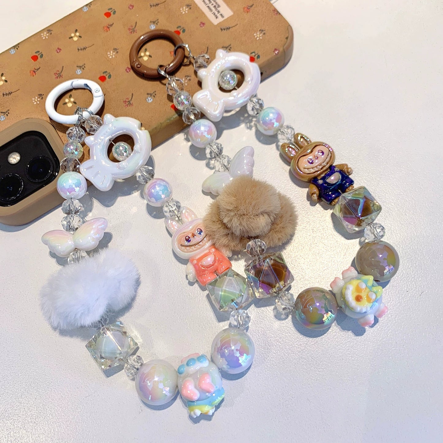 LABUBU Handmade Beaded Lanyard - Trendy Gift for Collectors
