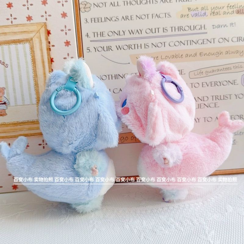 Labubu 3D Animal Costume Set - Dino/Shark/Bee Outfits for Gen1/2/3 Vinyl Dolls (17cm)