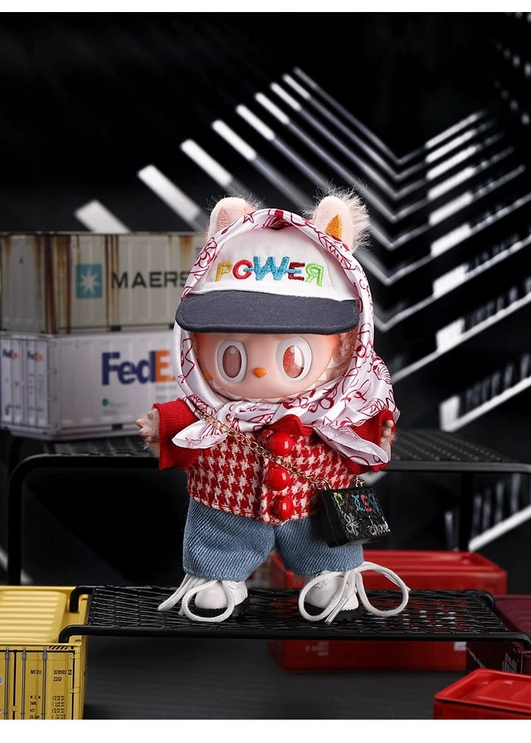 Labubu x G-Dragon GD Concert Replica Outfit Set | Fits 17cm Gen 1-3 Vinyl Dolls