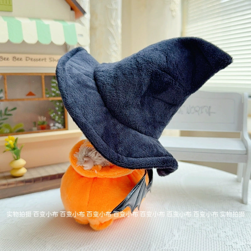 Labubu Gen 1-3 Halloween Pumpkin Outfit Set for Sitting Party Vinyl Dolls | Festival Costume Change (Clothes Only)