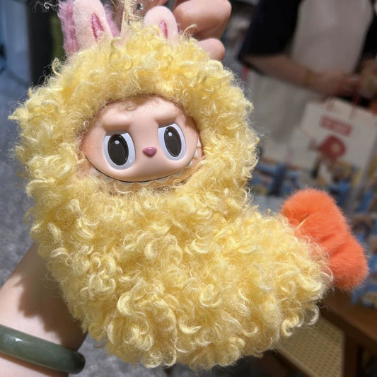 17cm Labubu Tempura Shrimp Outfit - Series 1 Standing Vinyl Keychain Change Costume