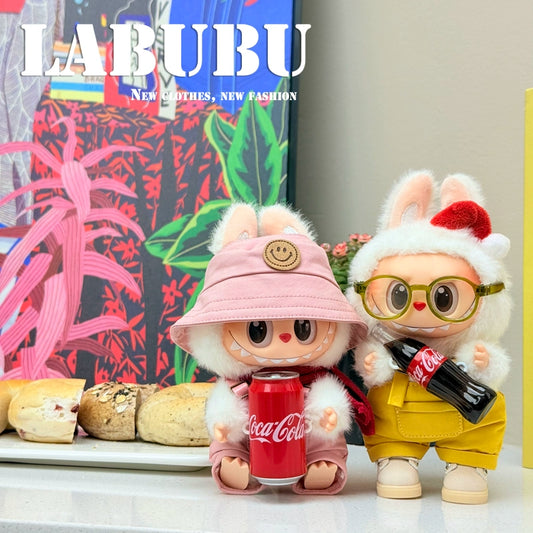 Labubu Series 2 Blind Box Outfit - Vinyl Face Keychain Clothes for Sitting Party Doll