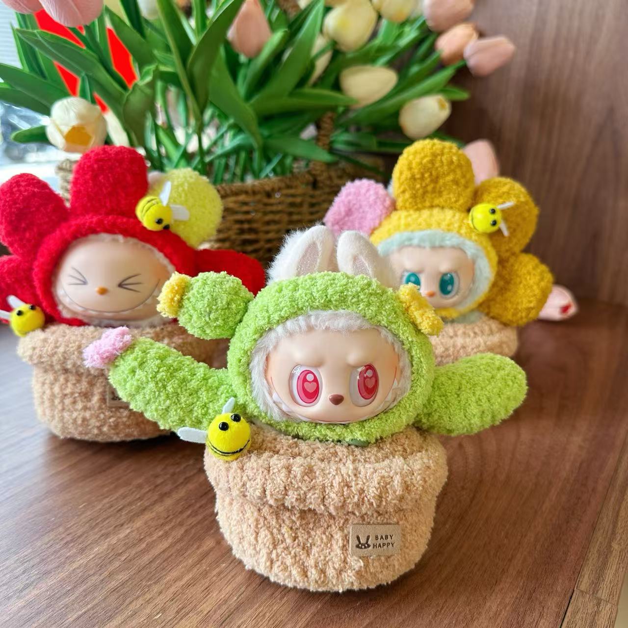 17cm Labubu Knit Doll Clothes | Handmade Crocheted Outfit Set | Fits 1st-3rd Gen Keychain/Plush Figures
