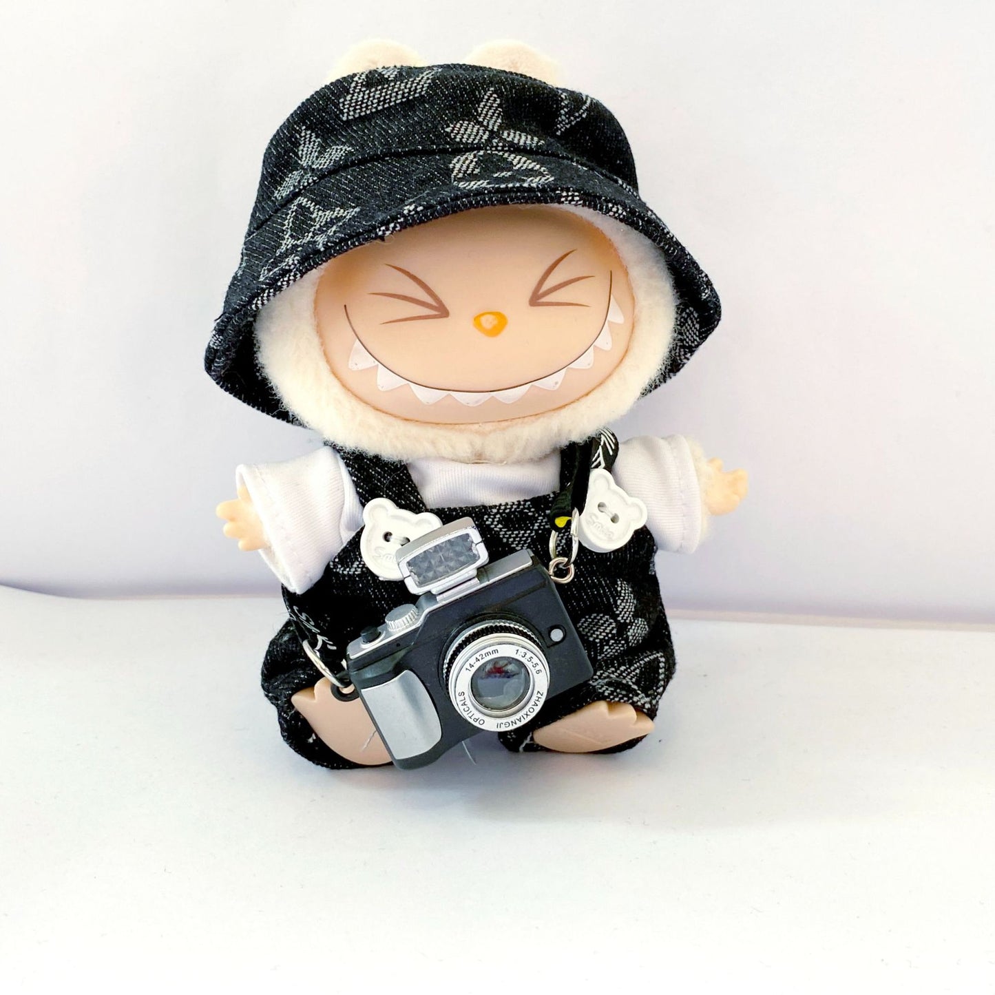 Labubu Series 1/2/3 Sitting Party Outfit - Cute Keychain Clothes for Vinyl Doll Change