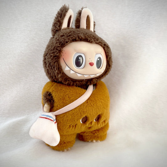 17cm Labubu 1st-3rd Gen Keychain Doll Clothes | Casual Replacement Outfit Set | Fits Plush Charms
