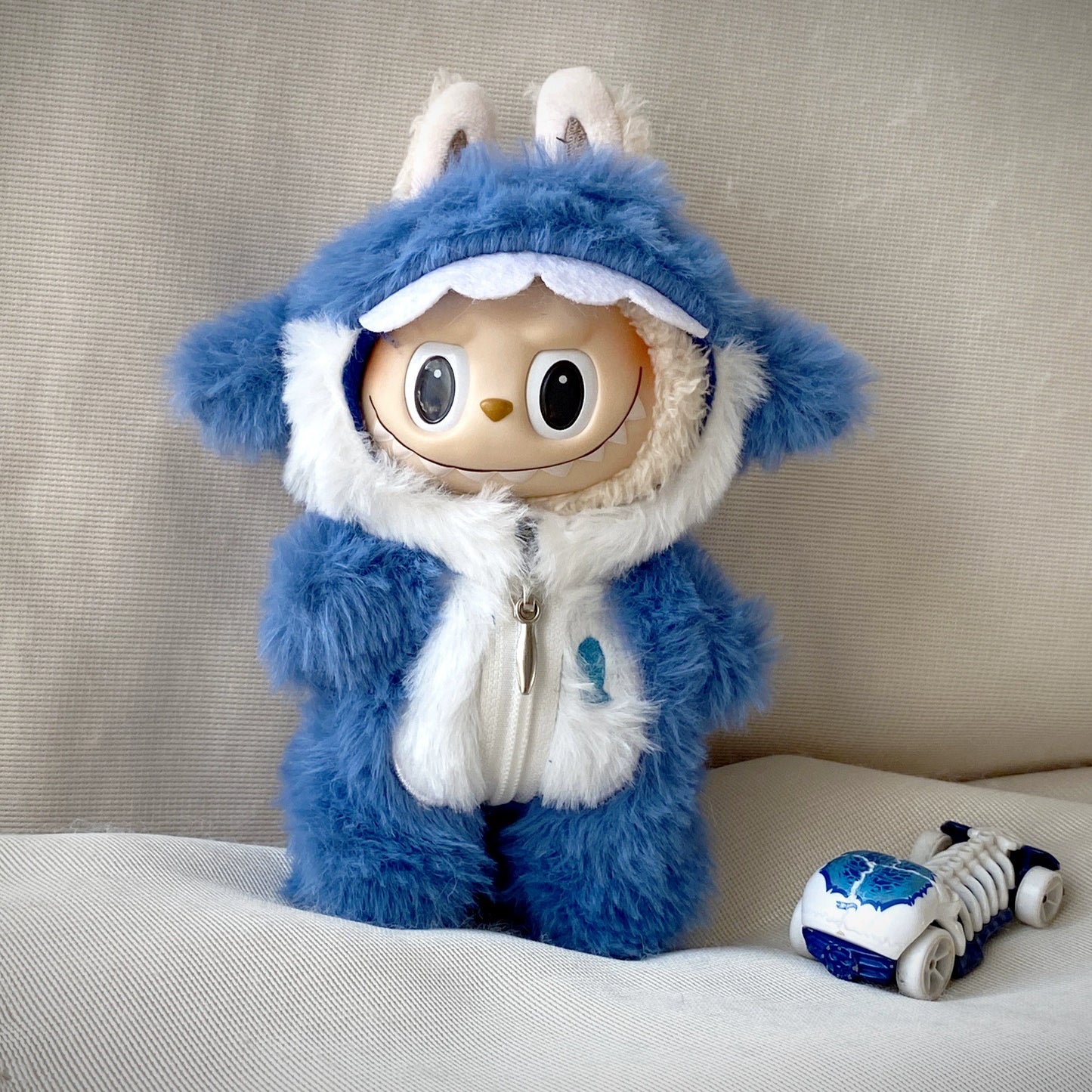 17cm Labubu 1st-3rd Gen Keychain Doll Clothes | Casual Replacement Outfit Set | Fits Plush Charms