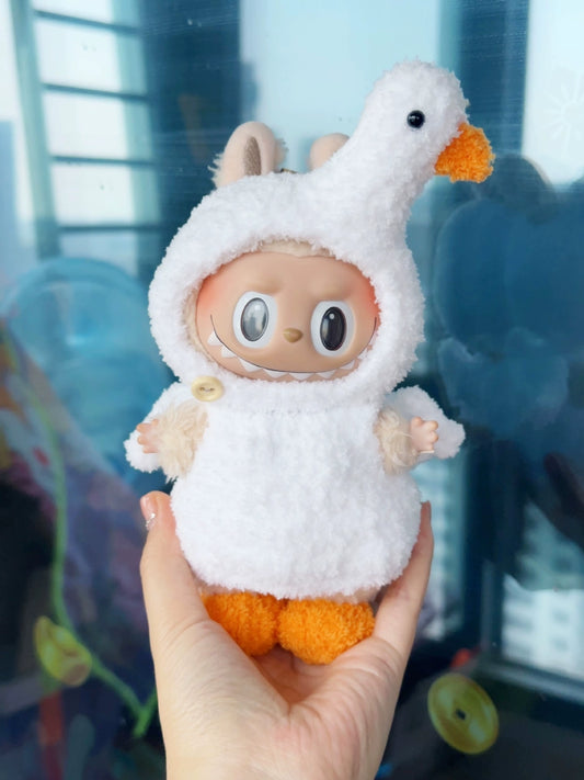 17cm Labubu Handmade Dinosaur Outfit Set | Clothes Only for Plush/Vinyl Dolls
