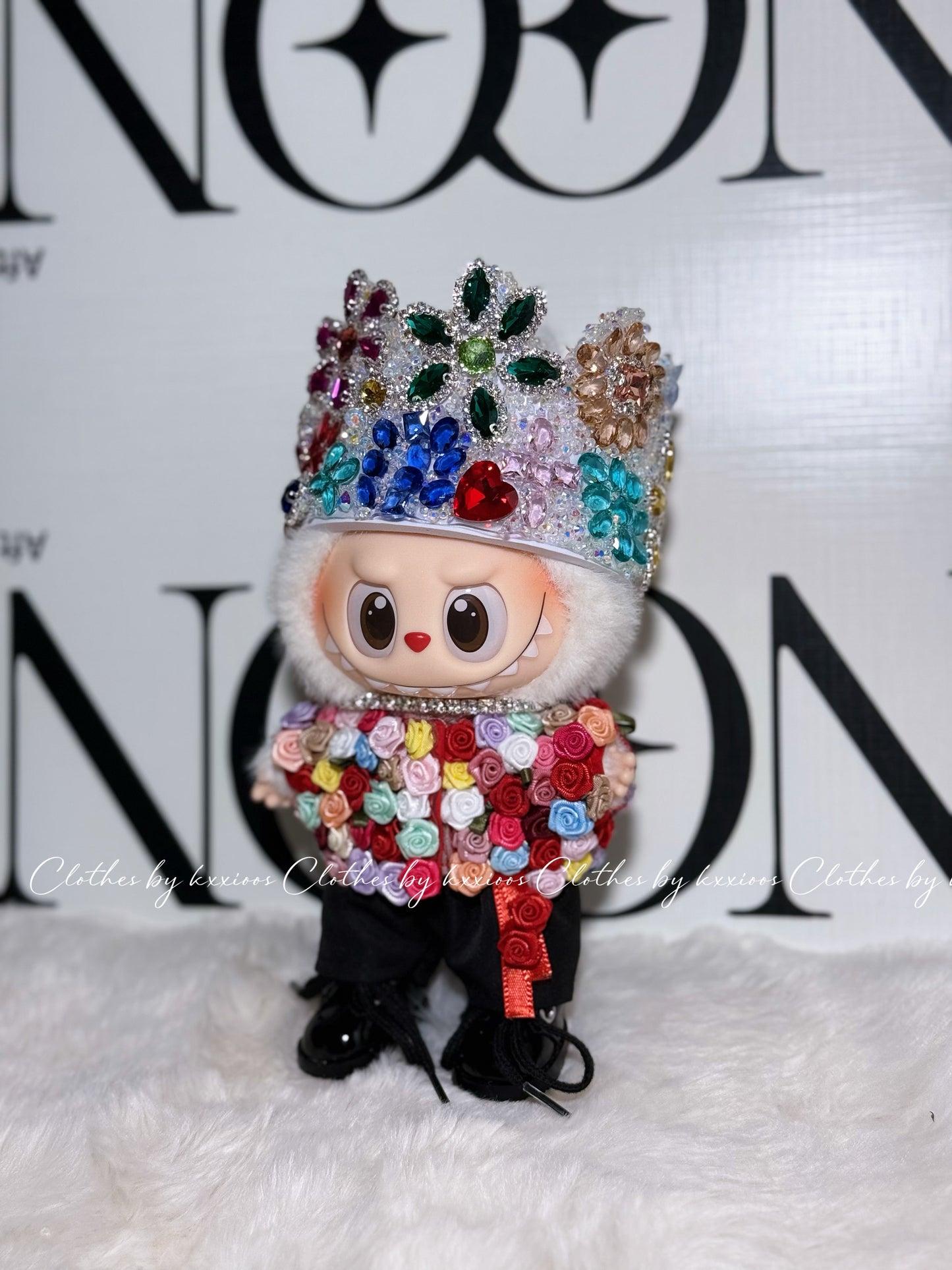 Pop Mart Labubu x G-Dragon High-End Custom Collection | 17cm Vinyl Keychain Outfits for Gen 1-3