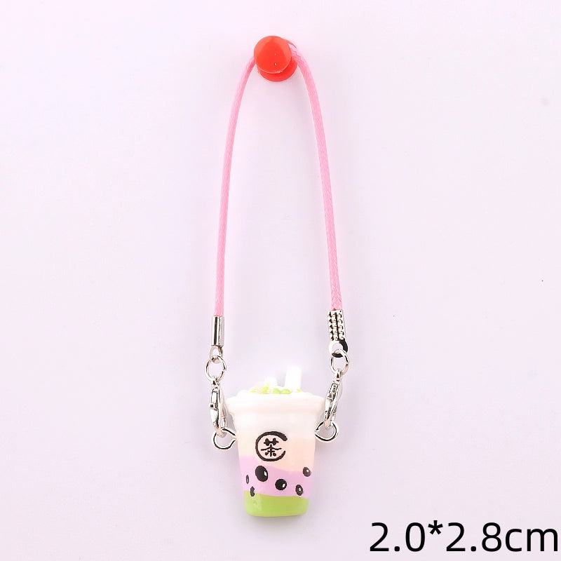 Dollhouse Miniature Bubble Tea Cup Model | DIY Pendant, Scene Accessory for OB11 Dolls