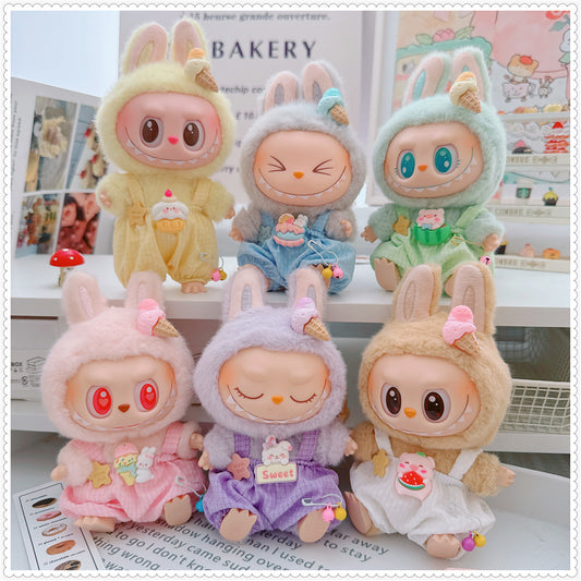 Clothes for La Boo Boo, Handcrafted Crochet 6-Piece Set for Doll Premium Outfits
