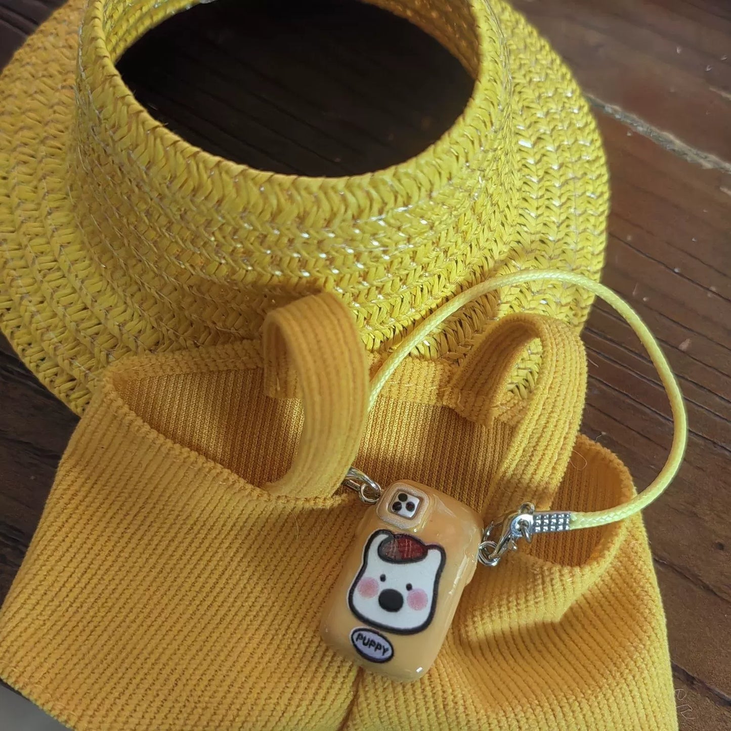 New Cute 17cm Labubu Vinyl Doll Clothing & Charm Accessories