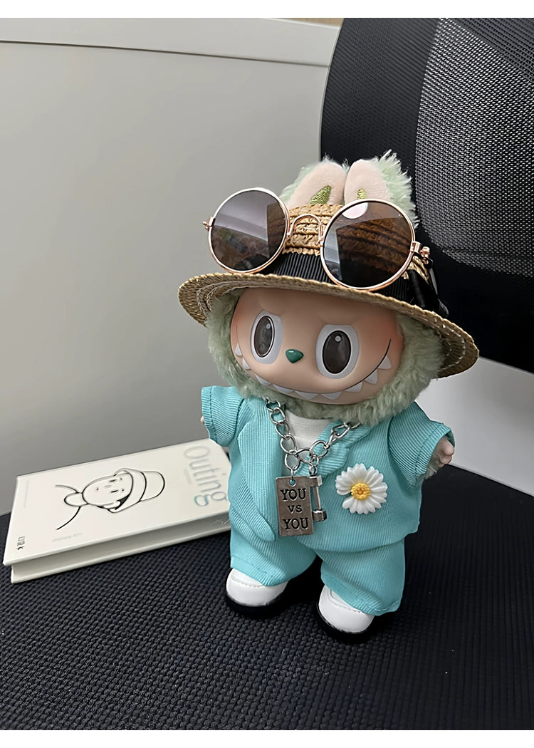 Labubu x G-Dragon GD Concert Replica Outfit Set | Fits 17cm Gen 1-3 Vinyl Dolls