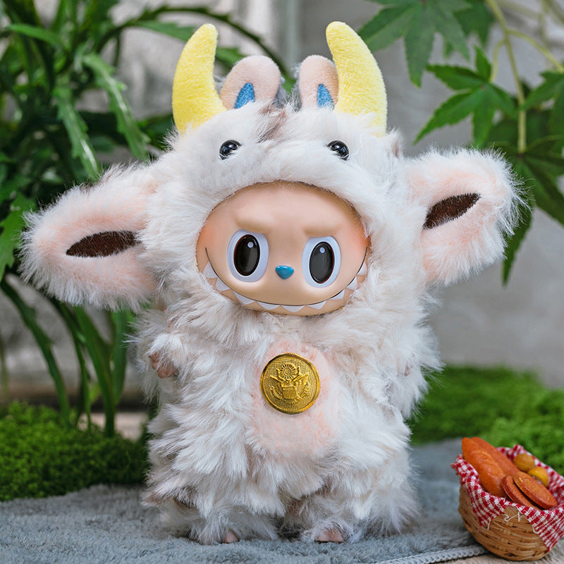 Labubu Sitting Party Doll Clothes | 1st-3rd Gen Plush Accessories | Replacement Outfits for Labubu Figurines