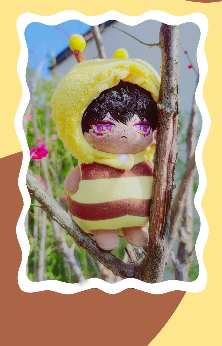 Handmade Tempura Shrimp Outfit for 17CM Labubu - Standard Body Cotton Doll Clothing Set