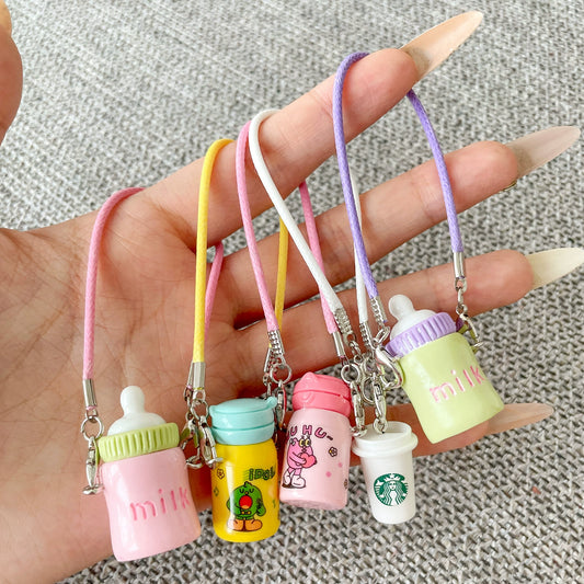 Labubu Series 1/2/3 Mini Sling Kettle - Plush Vinyl Doll Accessory for Outfit Prop