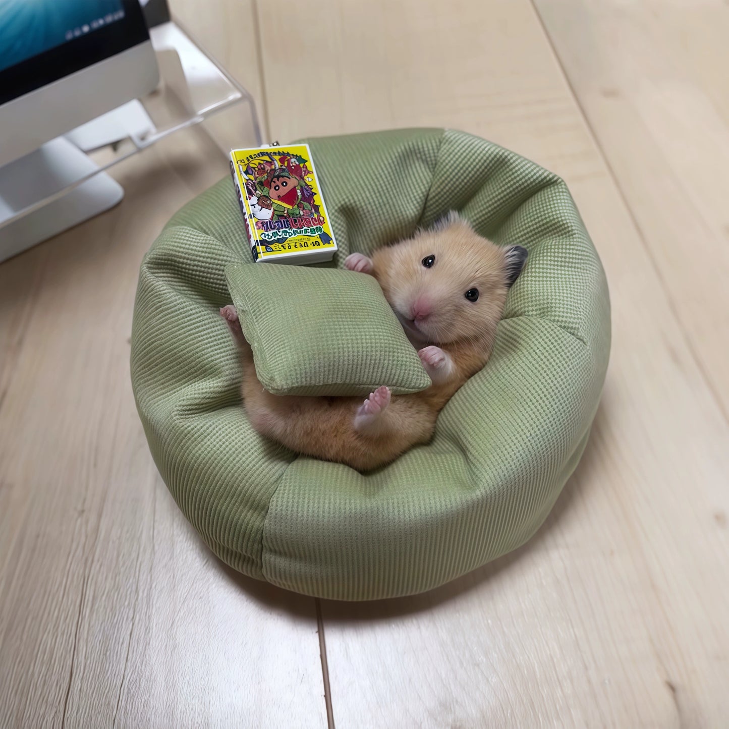 Hamster Hideout House - Warm Small Sofa Hut for Syrian Rat Cage Accessories, 4 Seasons