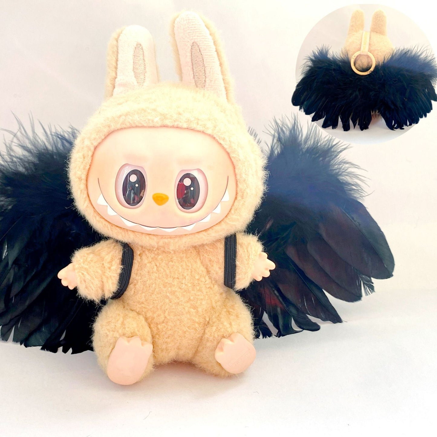 Labubu Series 1/2/3 Sitting Party Outfit - Cute Keychain Clothes for Vinyl Doll Change