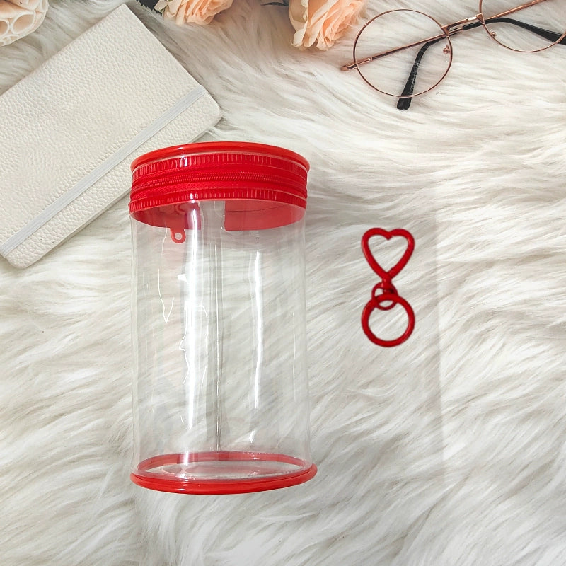 2025 New Pop Mart Labubu x CRYBABY Acrylic Mini Can Bag | Clear Dust-Proof Storage & Display Case with Detachable Shoulder Strap | Fits Labubu Gen 1-2, Sitting Party & CRYBABY