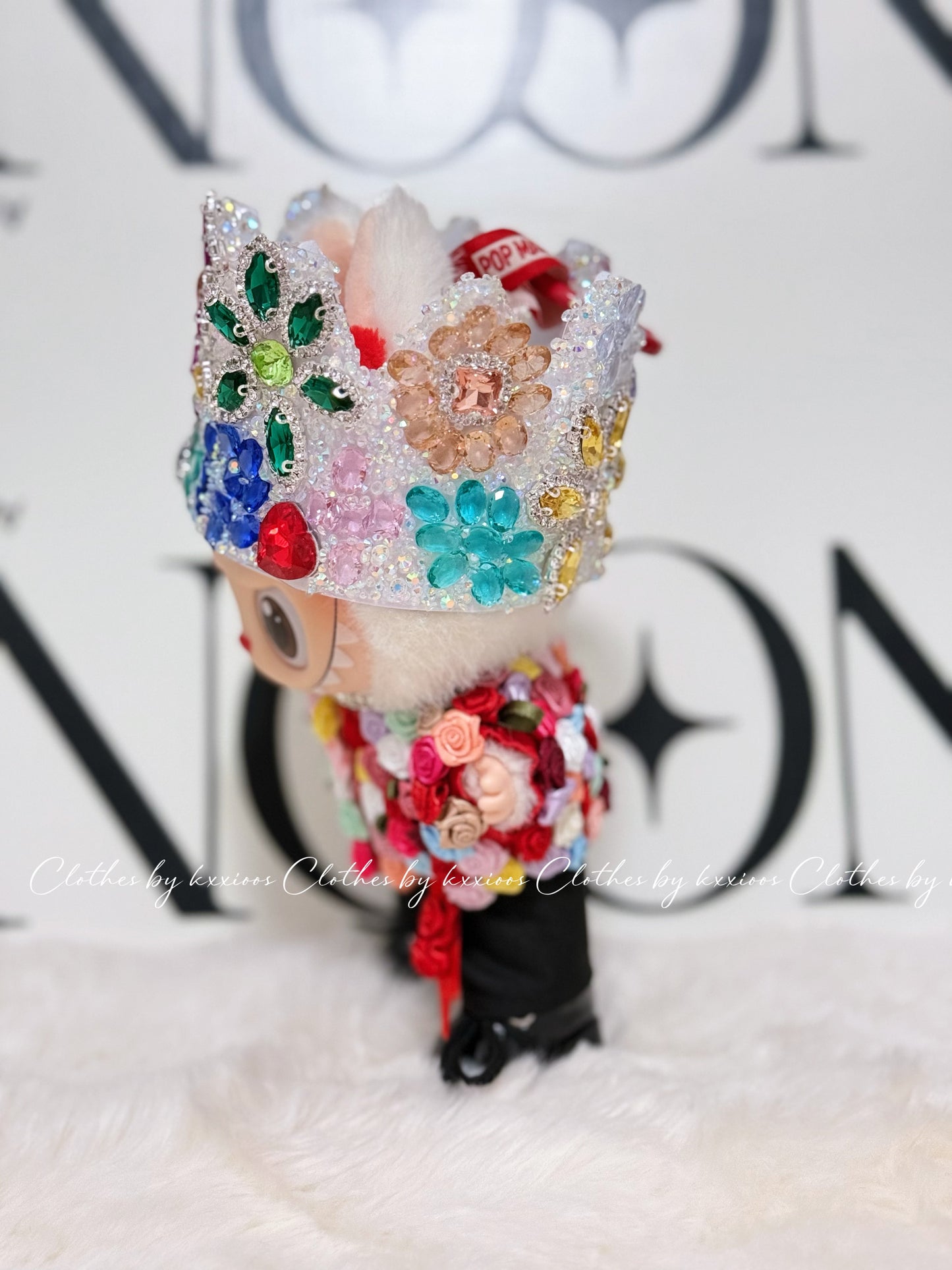 Pop Mart Labubu x G-Dragon High-End Custom Collection | 17cm Vinyl Keychain Outfits for Gen 1-3