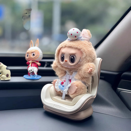 Labubu Sitting Party Car Vent Clip - Series 1/2/3 Air Freshener Decor for Vehicle