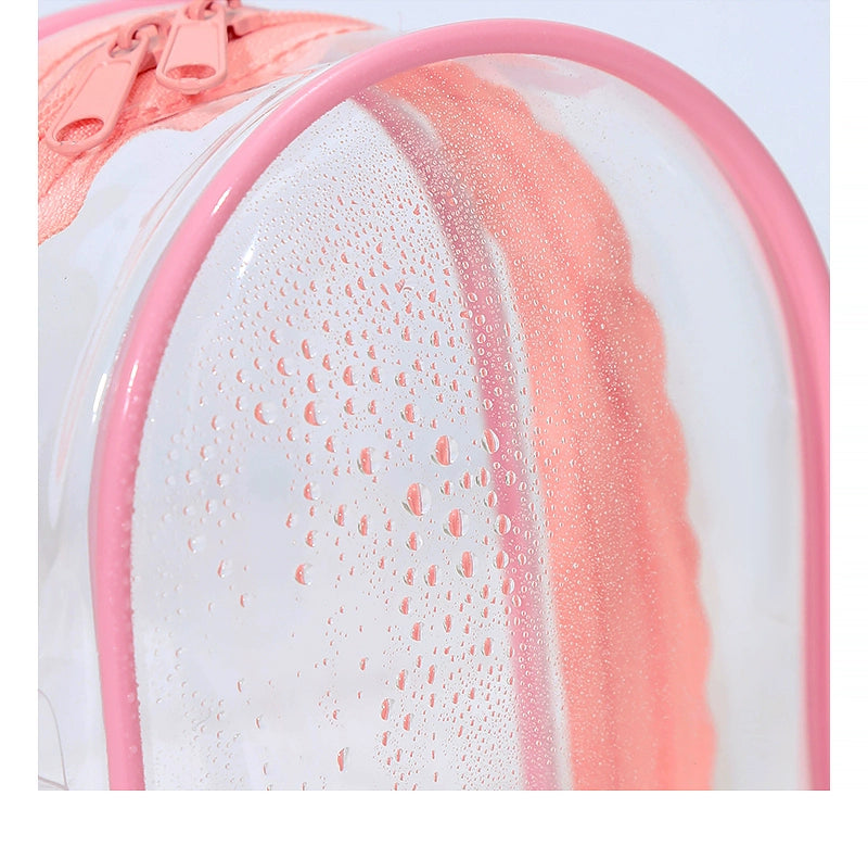 LABUBU Cotton Doll PVC Clear Itabag | Dustproof Carrier for Outings, Display & Charm Storage