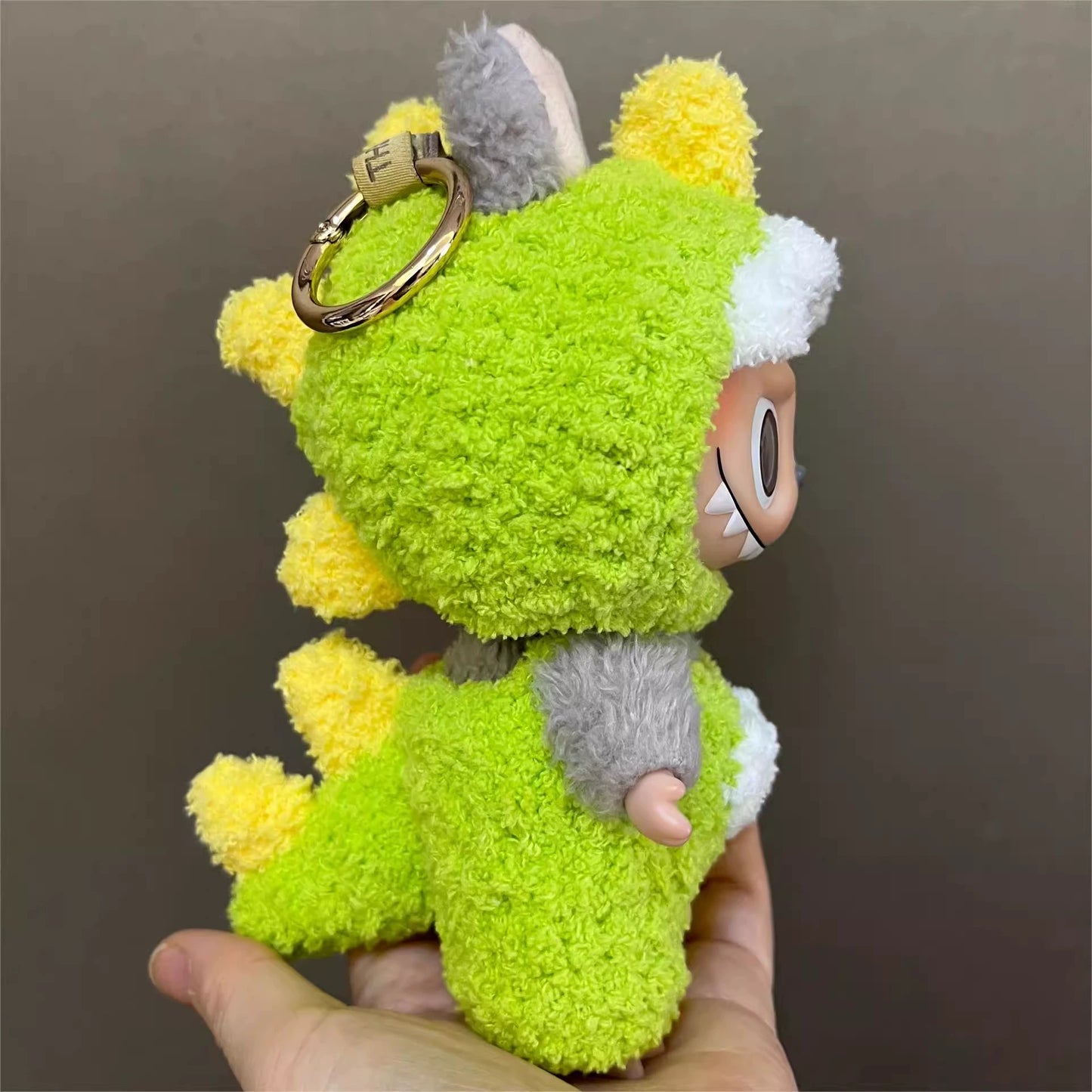 POP MART Labubu Hand-Knit Doll Clothes - Dinosaur Costume Set for 17cm Vinyl Figures (No Doll Included) | Artisan Crafted