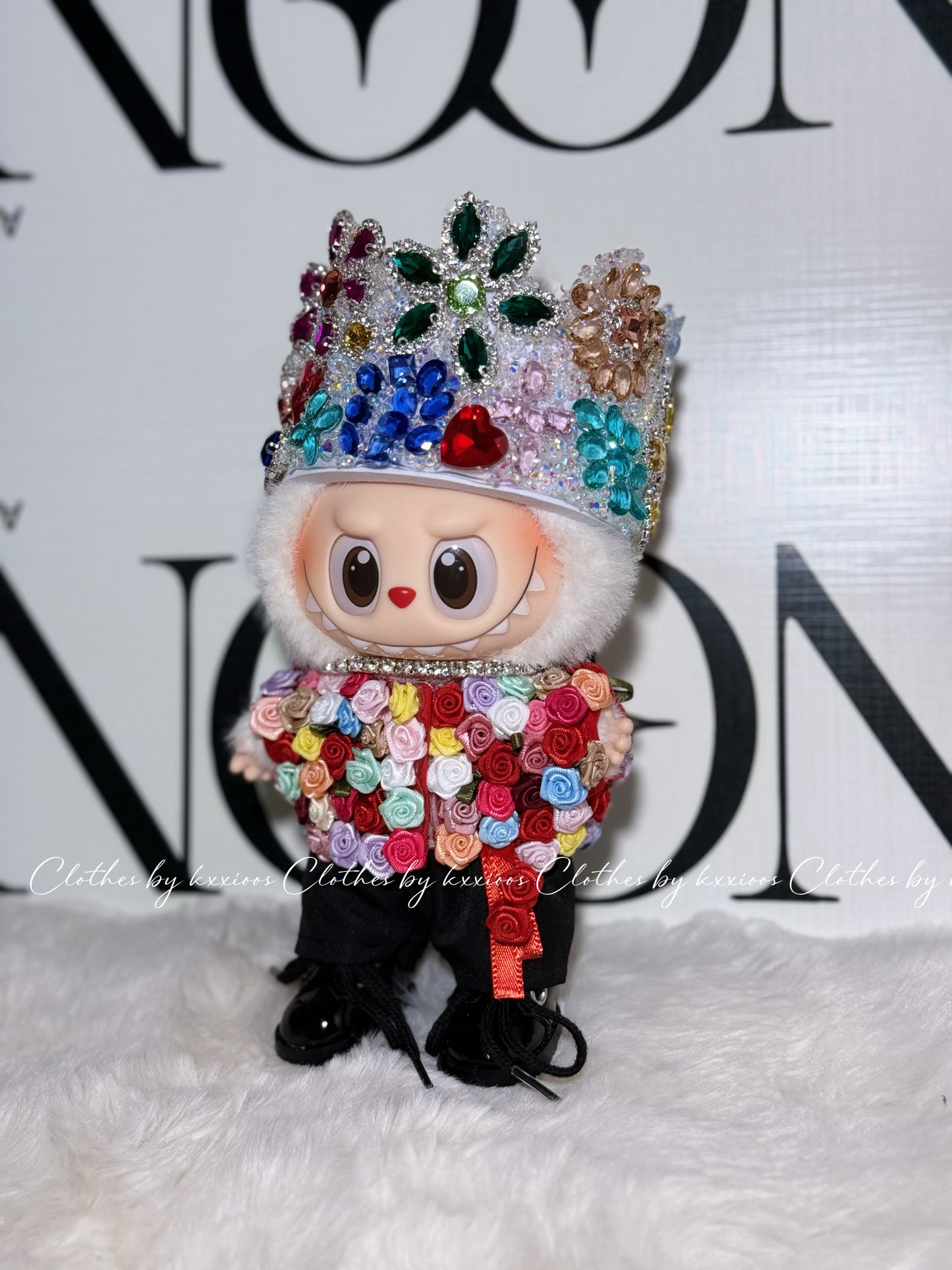 Pop Mart Labubu x G-Dragon High-End Custom Collection | 17cm Vinyl Keychain Outfits for Gen 1-3