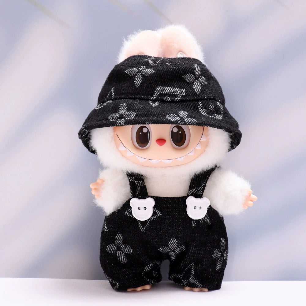 Pop Mart LABUBU Outfit Set - Complete Costume for 1st/2nd/3rd Gen Blind Box Figures, Cute Vinyl Doll Clothes (17cm)