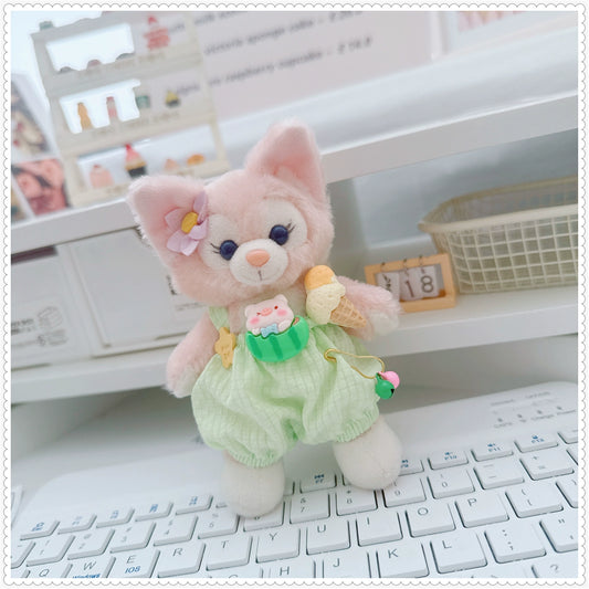 Labubu LinaBell StellaLou Outfit - Ice Cream Overalls Change Clothes for Keychain Doll