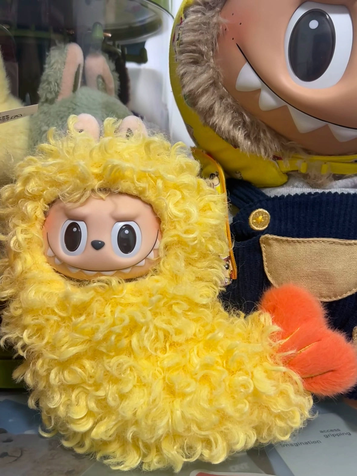 17cm Labubu Tempura Shrimp Outfit - Series 1 Standing Vinyl Keychain Change Costume
