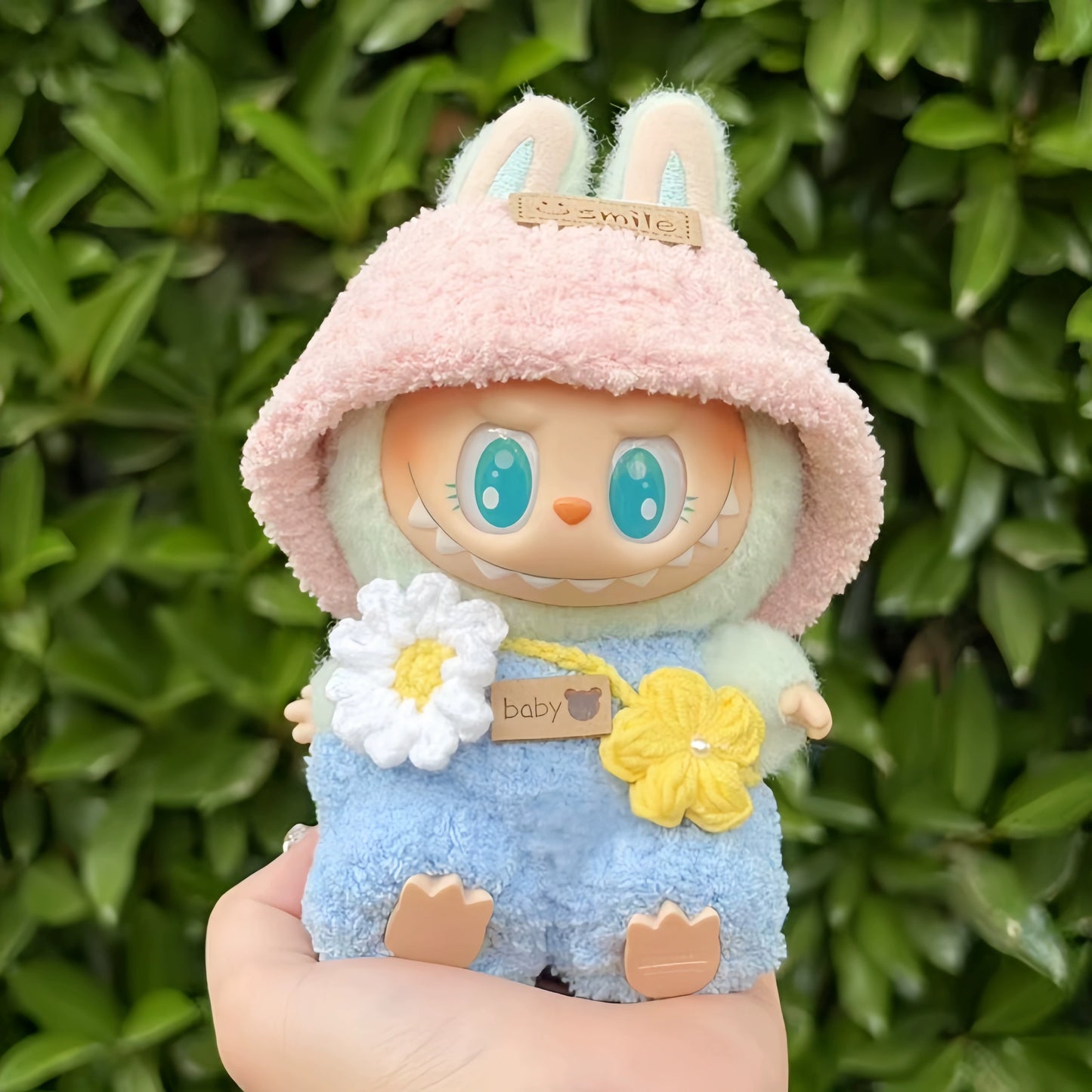 Labubu Sitting Party Series 2 Outfit - Handmade Vinyl Doll Clothes for Collectors