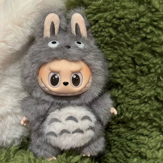 Labubu Kawaii Forest Series - Plush Totoro-inspired Costume with Removable Tail
