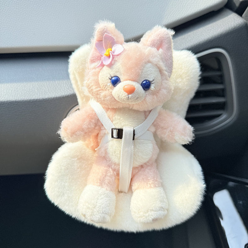 LABUBU Safety Seat | Charm Accessory for Car & Sofa | Aromatherapy Ornament Decor