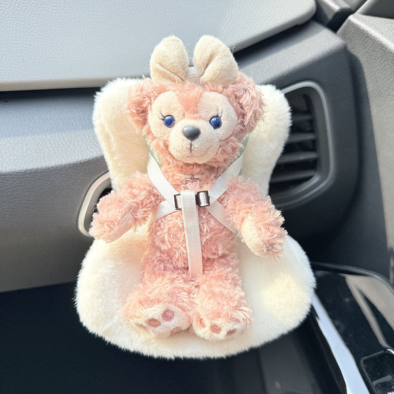 LABUBU Safety Seat | Charm Accessory for Car & Sofa | Aromatherapy Ornament Decor