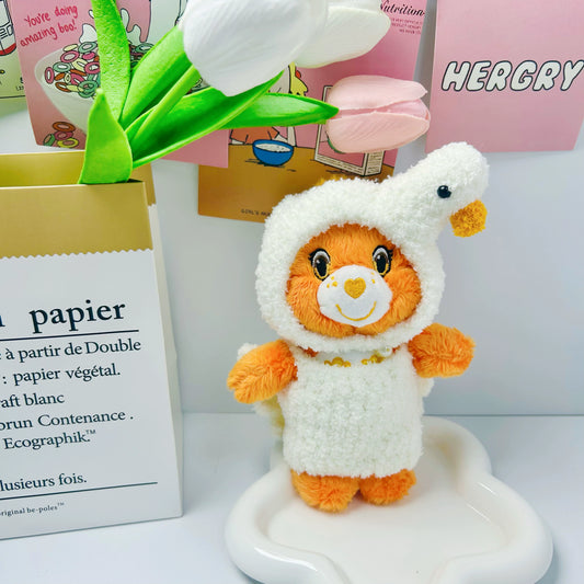 Care Bears Rainbow Bear Doll Outfit | Handmade Crocheted Rainbow Dinosaur Clothing