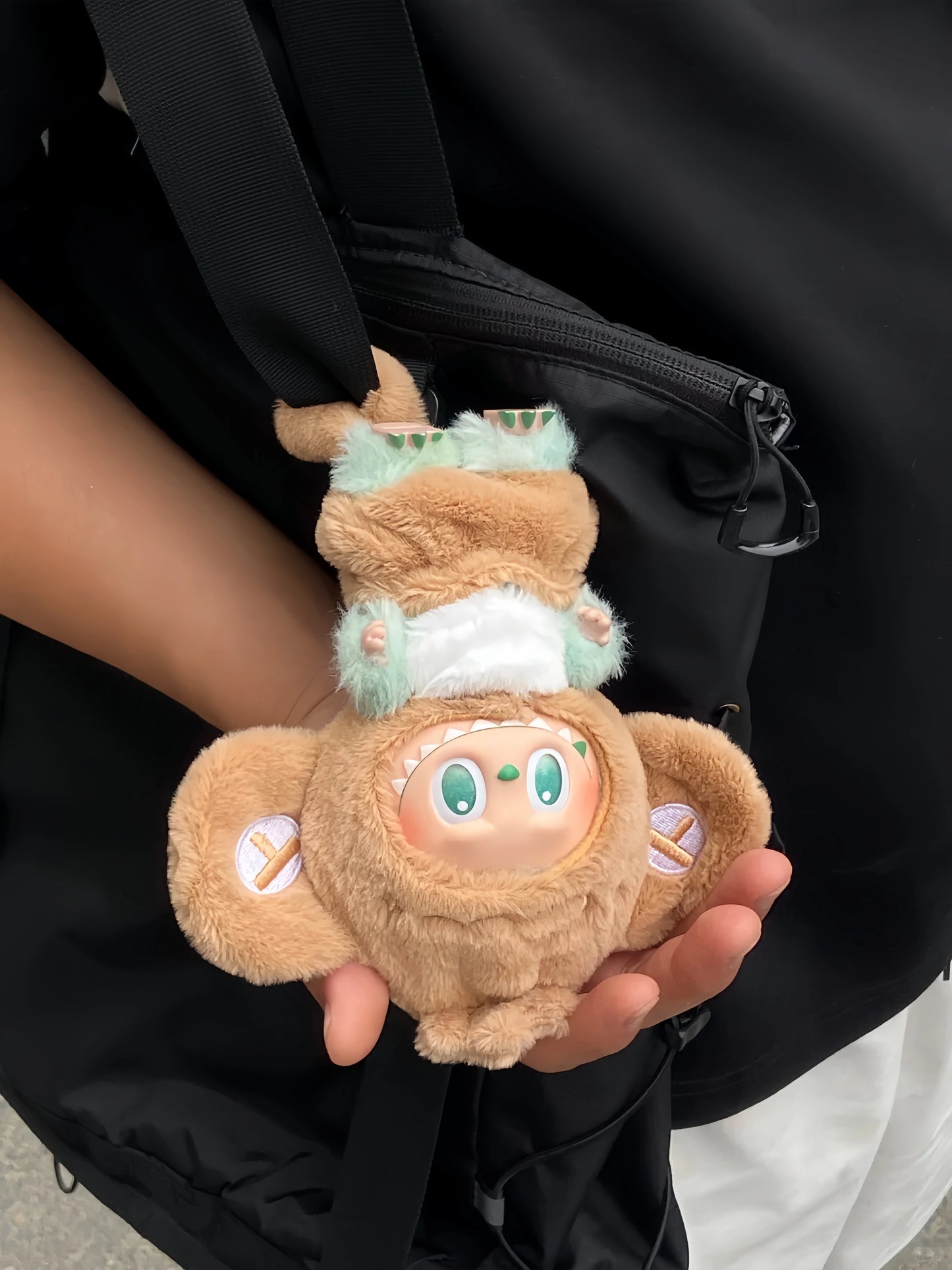 NEW Labubu 17cm Monkey Suit - Upside-Down Pajamas Fits Gen1/2/3 (No Doll)