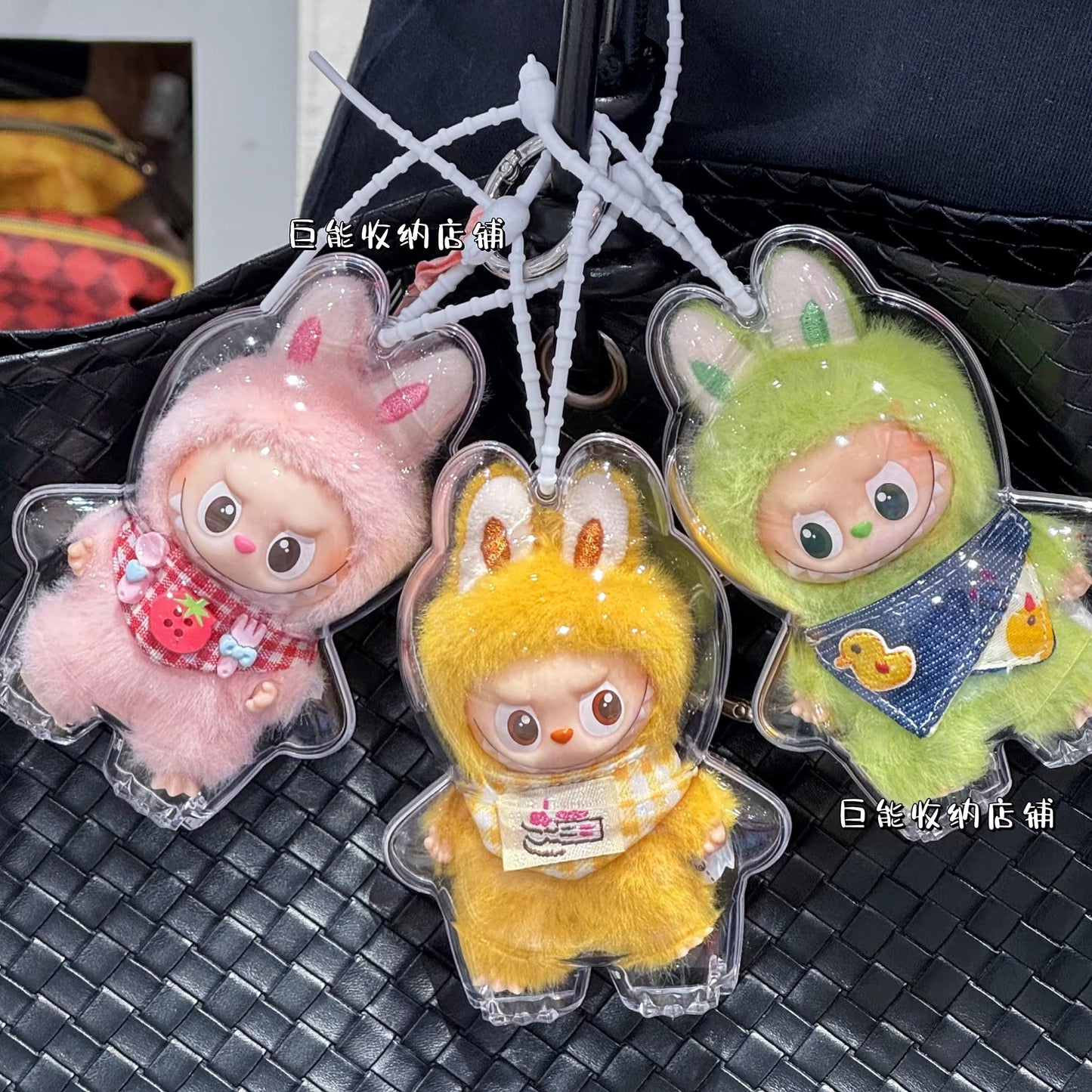 New Labubu 4.0 Heart Code Case - Hard Shell Carrier for Mini Plush & Vinyl Figure